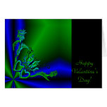 Valentine's Day - heart and butterfly on Rainbow Cards
