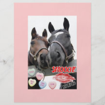 Valentine's Day Horses Flyer
