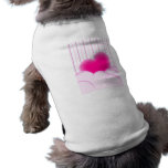 Valentines day illustration with heart and bubbles pet tee