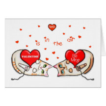 Valentine's Day Love Cats Greeting Card