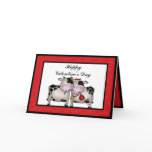 Valentine's Day Love Cows Greeting card