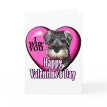 Valentine's Day Miniature Schnauzer Cards