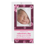 Valentine's Day - New Baby Announcement photo cards