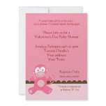 Valentines Day Party Baby Shower Invitation
