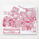 Valentine's Day Party for Children Illustration mousepads