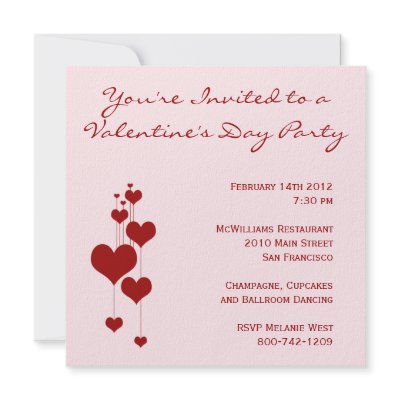 Valentines Day Party Invitation by eventfulcards