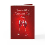 Valentine's Day Party Invitation - Greeting Card
