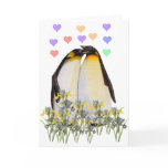 Valentine's Day Penguins Greeting Cards