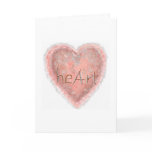 Valentine's Day Pink Heart Greeting Card