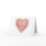 Valentine's Day Pink Heart Greeting Cards