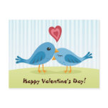 Valentines day postcard