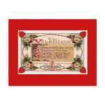 Valentine's Day Romantic Poem Postcard
