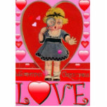 VALENTINES DAY STAND UP CARD - PHOTO SCULPTORS PHOTO CUT OUT