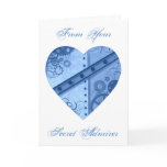 Valentine's Day steampunk heart secret admirer cards