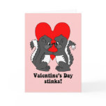 Valentine's day stinks cards