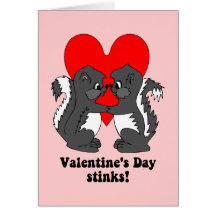 Valentine's day stinks card
