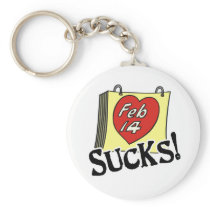 Valentine's Day Sucks Key Chains