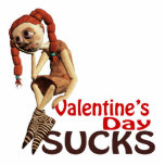 valentines day sucks sad girl photo sculptures