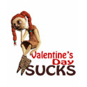 valentines day sucks sad girl t-shirts
