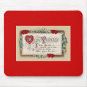 Valentine's Day Traditional Poem Hearts Mouse Pad mousepads