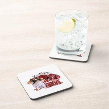 Valentines - Dont Be Cruel - Chihuahua - Gizmo Beverage Coasters