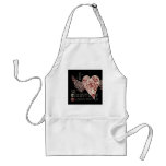 Valentines Fleur Heart Design Aprons