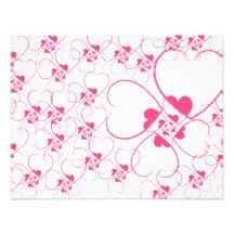 Valentine's Heart Flower Invite
