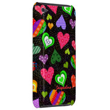 Valentine's Hearts Melody iPod Case  Case-Mate Cas Case-Mate iPod Touch Case