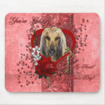 Valentines - Key to My Heart - Afghan Mousemat