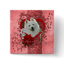 Valentines - Key to My Heart - American Eskimo Pin