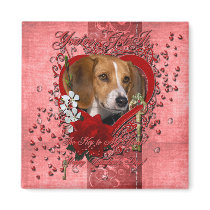 Valentines - Key to My Heart - Beagle