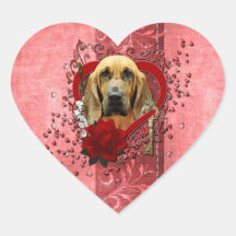 Valentines - Key to My Heart - Bloodhound - Penney Stickers