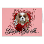 Valentines - Key to My Heart - Cavalier - Light Card