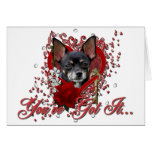 Valentines - Key to My Heart - Chihuahua -Isabella Card