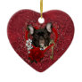 Valentines - Key to My Heart - French Bulldog Ornament