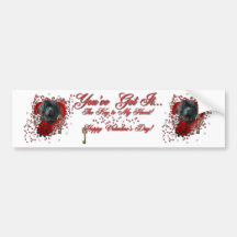 Valentines - Key to My Heart - Newfoundland Bumper Sticker