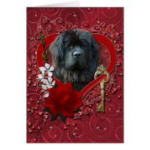 Valentines - Key to My Heart - Newfoundland Card