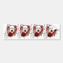 Valentines - Key to My Heart Old English Sheepdog Bumper Sticker