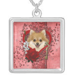 Valentines - Key to My Heart - Pomeranian Necklace