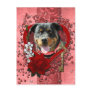 Valentines - Key to My Heart - Rottweiler Postcard
