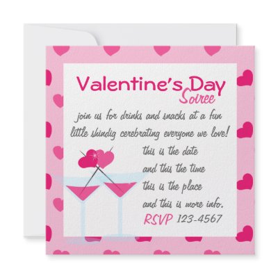 Valentine's Martinis- the Valentinis! Custom Announcement by trennea