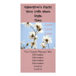 Valentine's Party Invitation Photo Cards Magnolias
