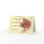 VALENTINE'S ROSE cards