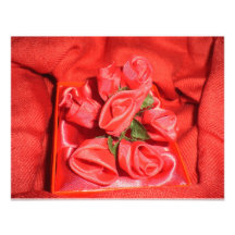 VALENTINES ROSES PERSONALIZED ANNOUNCEMENT