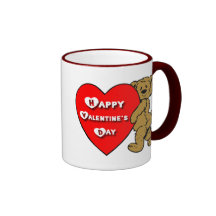 Valentine's Teddy Bear Mugs