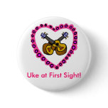 Valentine's Ukulele buttons
