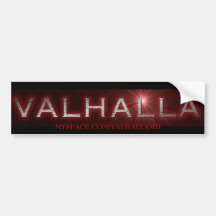 VALHALLA Bumper Sticker