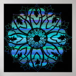 Valium Pane Midnight Print