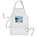 VALLEYBALL PLAYING ORCA WHALES aprons