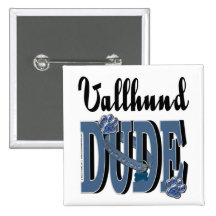 Vallhund DUDE Pinback Button